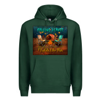 Sports Green falling leaves and nights like this mouse pad Premium Hoodie - BundleAndBundleShop