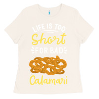 Bone Calamari Squid Seafood Ladies Tee - minhPixels
