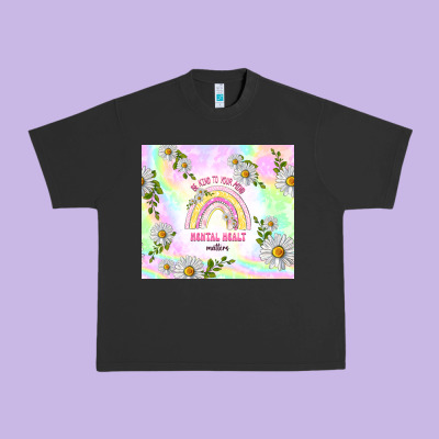 Mental Health Matters Urban Heavy Tee Designed By Tumblerdesignbyshophia