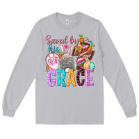 Moon Dust Saved by his grace Easter Day Long Sleeve Tee - HowdyJamesFarm