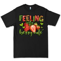 Black feeling berry cute strawberry Premium Tee - Jasminsmagicworld