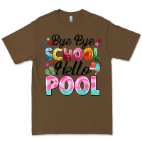 Cacao bye bye school hello pool Premium Tee - BarkalooDesign
