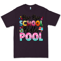 Plum bye bye school hello pool Premium Tee - BarkalooDesign