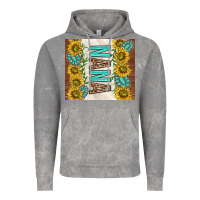 Cloud Rock nana sunflowers and turquoise gemstones Vintage Hoodie - TumblerDesignByShophia