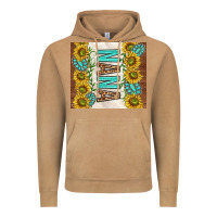 Vintage Camel nana sunflowers and turquoise gemstones Vintage Hoodie - TumblerDesignByShophia