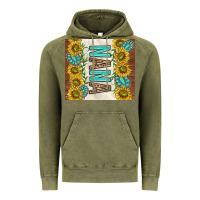 Nana Sunflowers And Turquoise Gemstones Vintage Hoodie | Teevron
