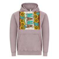 Vintage Zinc nana sunflowers and turquoise gemstones Vintage Hoodie - TumblerDesignByShophia