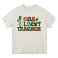 One Lucky Teacher Heavy Core Tee | Teevron