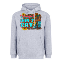 Heather Grey cowgirls don't crty boots hat sunflowers Heavyweight Hoodie - Artiststas
