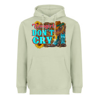 Matcha cowgirls don't crty boots hat sunflowers Heavyweight Hoodie - Artiststas