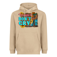 Cowgirls Don't Crty Boots Hat Sunflowers Heavyweight Hoodie | Teevron