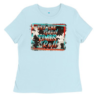 Baby Blue let the good times roll Ladies Tee - Jasminsmagicworld