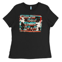 Black let the good times roll Ladies Tee - Jasminsmagicworld