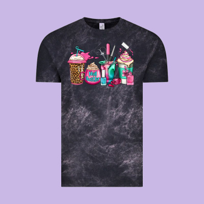 Nail Hustler Coffee Cups Vintage Tee Designed By Jasminsmagicworld