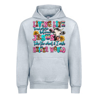 Heather Grey living life somewhere between jesus take the wheel Urban Hoodie - AdoDesignShop