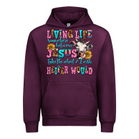 Mauve Wine living life somewhere between jesus take the wheel Urban Hoodie - AdoDesignShop