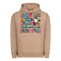 Pigment Burro living life somewhere between jesus take the wheel Urban Hoodie - AdoDesignShop