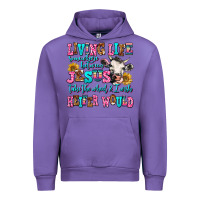 Tulip living life somewhere between jesus take the wheel Urban Hoodie - AdoDesignShop