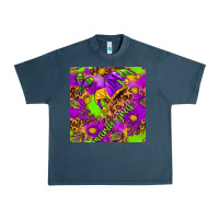Midnight Navy Mardi Gras and jester hat seamless pattern Urban Heavy Tee - HowdyJamesFarm