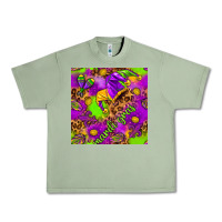 Oil Green Mardi Gras and jester hat seamless pattern Urban Heavy Tee - HowdyJamesFarm