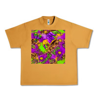 Peanut Butter Mardi Gras and jester hat seamless pattern Urban Heavy Tee - HowdyJamesFarm