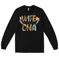 Black wife mom cna Long Sleeve Tee - CowGirlArtShop