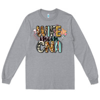 Heather Grey wife mom cna Long Sleeve Tee - CowGirlArtShop
