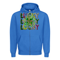 True Royal Lucky Zipper Hoodie - CowhideDigitalArt