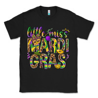 Black Little miss Mardi Gras Classic Tee - NancyCooperArtShop