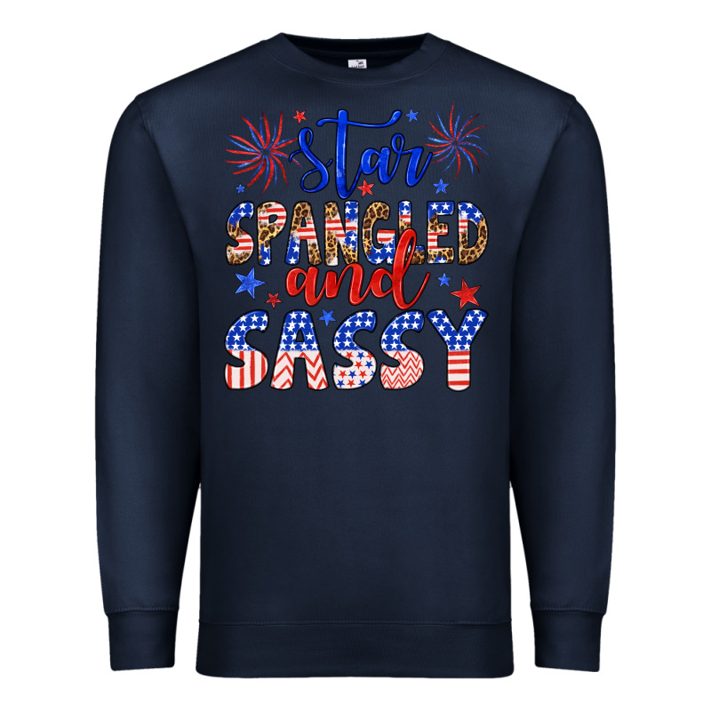 Star Spangled And Sassy Premium Sweatshirt by Artiststas | Teevron
