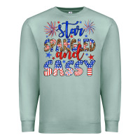 Seafoam star spangled and sassy Premium Sweatshirt - Artiststas