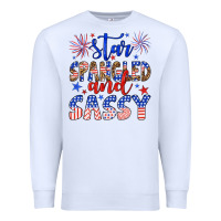 White star spangled and sassy Premium Sweatshirt - Artiststas