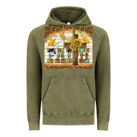 Vintage Olive faith with cross Vintage Hoodie - TumblerDesignByShophia