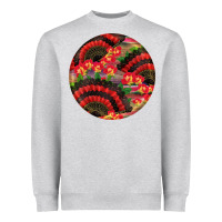 Heather Grey hispanic heritage month round earrings Heavyweight Sweatshirt - BundleAndBundleShop