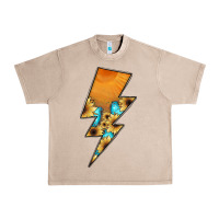 French Oak Lightning Bolt Urban Heavy Tee - JahusDesignShop