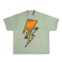 Oil Green Lightning Bolt Urban Heavy Tee - JahusDesignShop