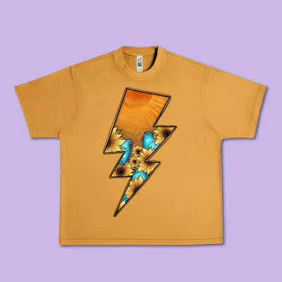 Lightning Bolt Urban Heavy Tee Designed By Jahusdesignshop