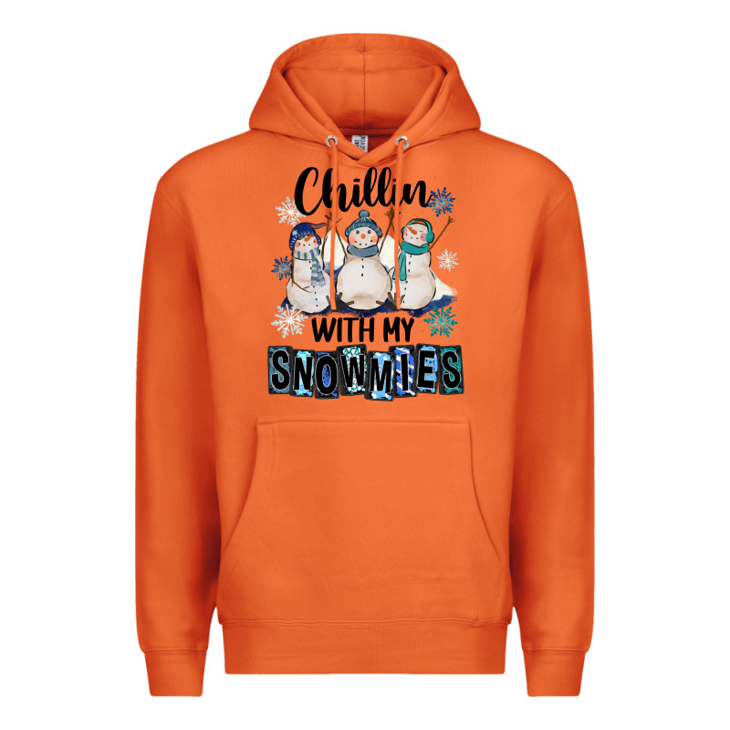 Chillin With My Snowmies Premium Hoodie by FaDigitalArtStudio | Teevron