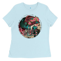 Baby Blue let's go girls Ladies Tee - Jasminsmagicworld