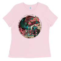 Bubblegum Pink let's go girls Ladies Tee - Jasminsmagicworld
