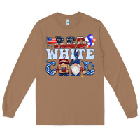 Toasted Coconut Red white cool with gnomies 4th of july Long Sleeve Tee - HowdyJamesFarm