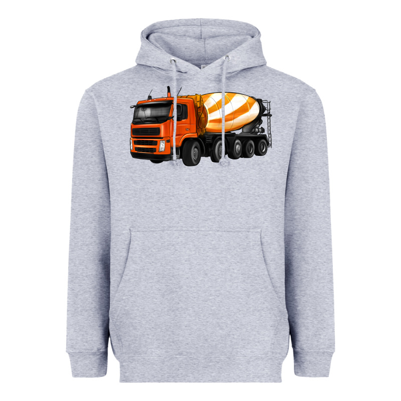 Cement Truck Heavyweight Hoodie by Artiststas | Teevron
