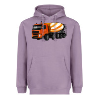 Lavender cement truck Heavyweight Hoodie - Artiststas