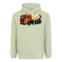 Matcha cement truck Heavyweight Hoodie - Artiststas