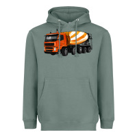 Sage cement truck Heavyweight Hoodie - Artiststas