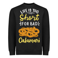 Black Calamari Squid Seafood Heavyweight Sweatshirt - minhPixels