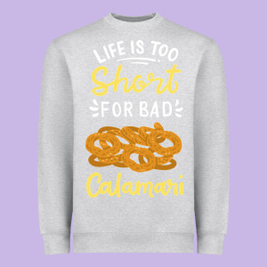 Calamari Squid Seafood Heavyweight Sweatshirt Designed By Minhpixels