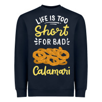 Navy Calamari Squid Seafood Heavyweight Sweatshirt - minhPixels