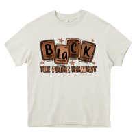 Cream black the prime element melanin Heavy Core Tee - LillyAllenDesigns