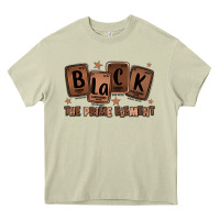 Mossy black the prime element melanin Heavy Core Tee - LillyAllenDesigns